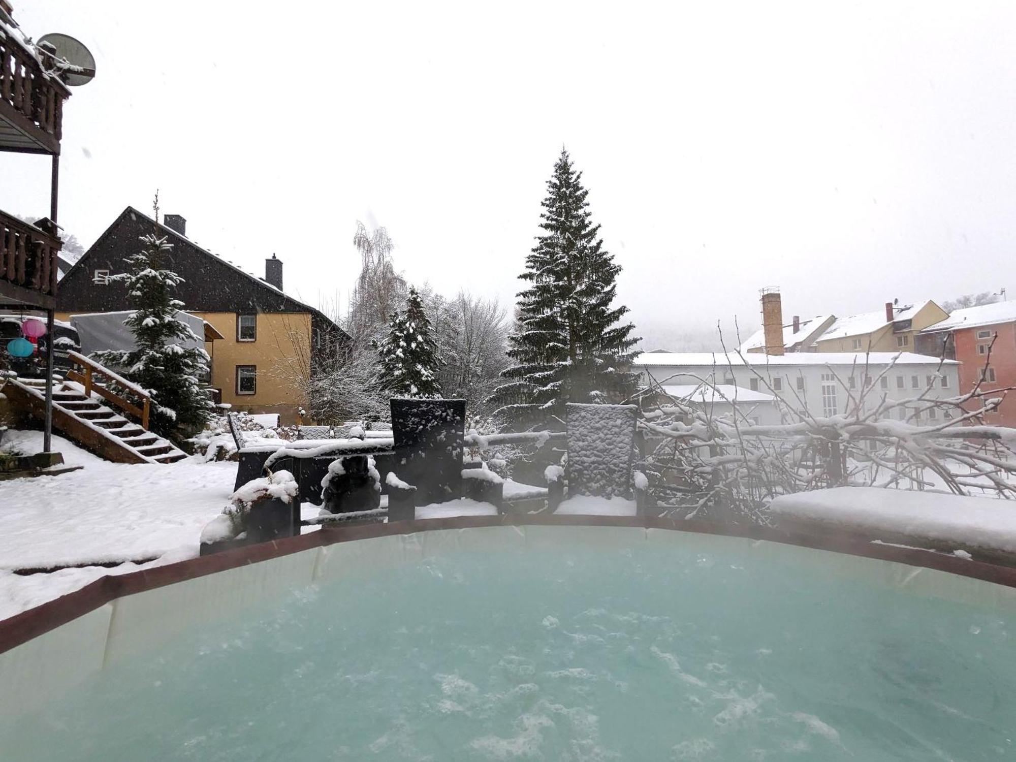 Ferienwohnung Zi2 - Urlaubsmagie - Whirlpool, Sauna Und Garten Sebnitz Exterior foto